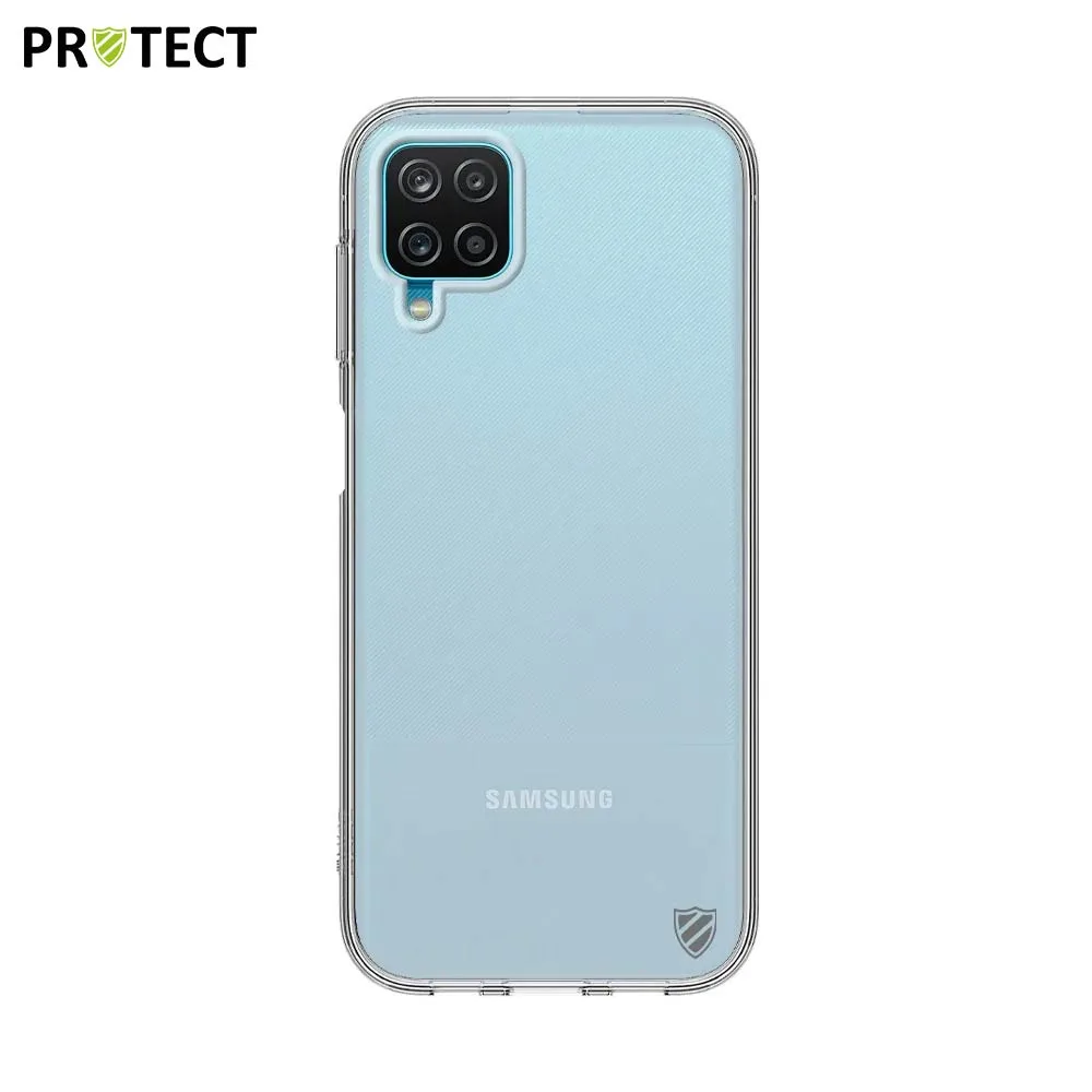 Coque Silicone PROTECT pour Samsung Galaxy A12 Nacho A127 Transparent