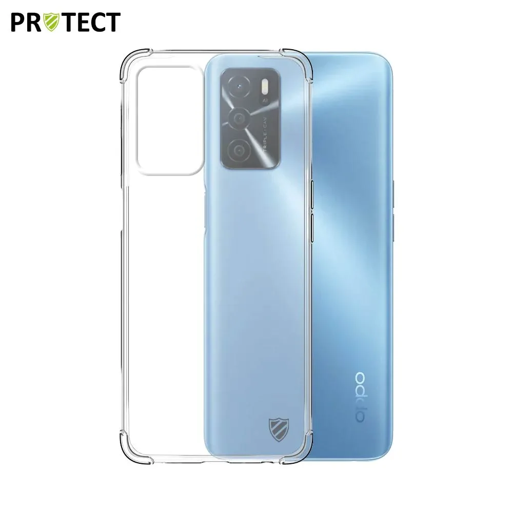 Coque Silicone Renforcée PROTECT pour OPPO A16 4G & A16s Transparent