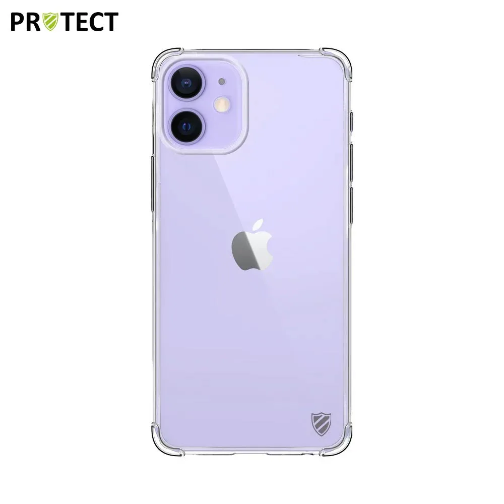 Coque Silicone Renforcée PROTECT pour Apple iPhone 12 Mini Transparent — vue 2