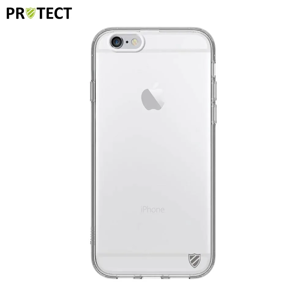Pack de 10 Coques Silicone PROTECT pour Apple iPhone 6 & 6S Bulk Transparent