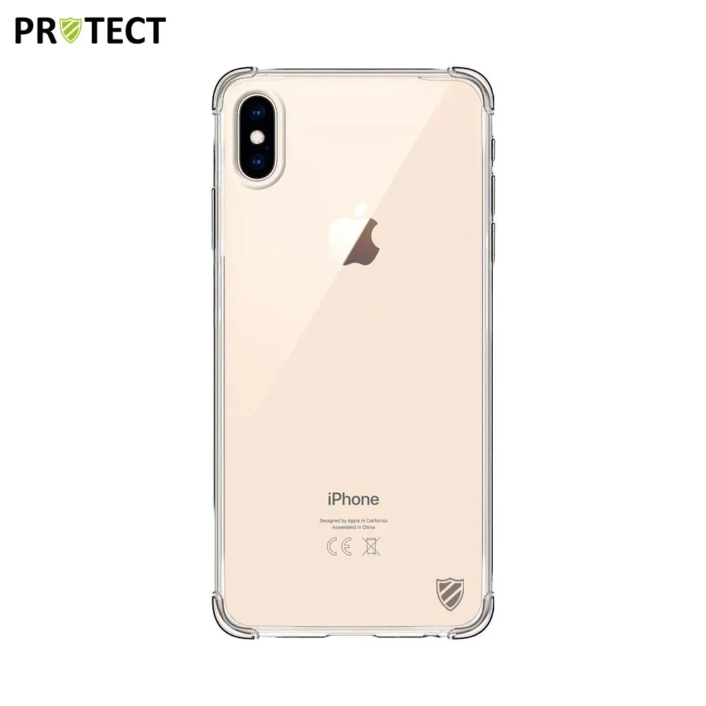Coque Silicone Renforcée PROTECT pour Apple iPhone XS Max Transparent