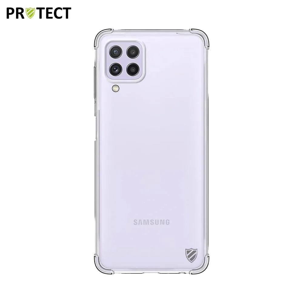 Coque Silicone Renforcée PROTECT pour Samsung Galaxy A22 4G A225 Transparent — vue 2