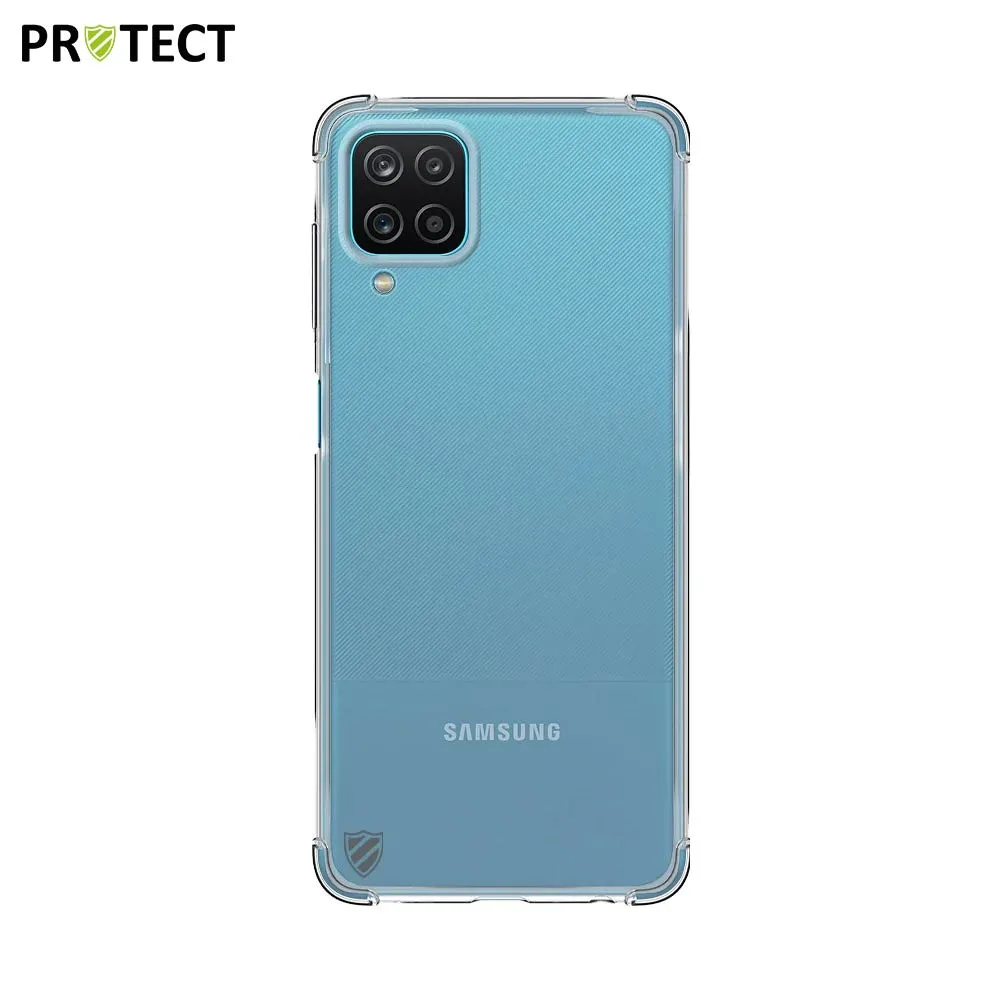 Coque Silicone Renforcée PROTECT pour Samsung Galaxy A12 Nacho A127 Transparent — vue 2