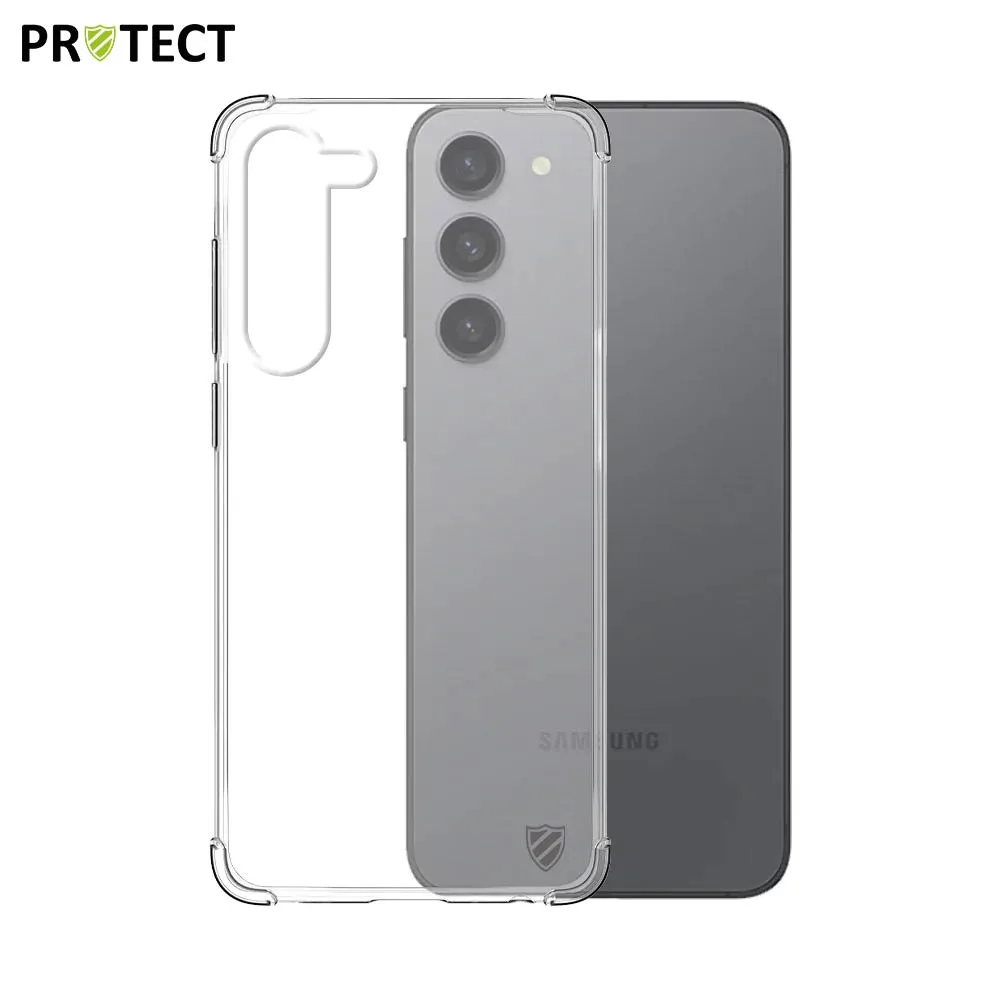 Pack de 10 Coques Renforcée PROTECT Samsung Galaxy S23 Plus 5G Bulk Transparent