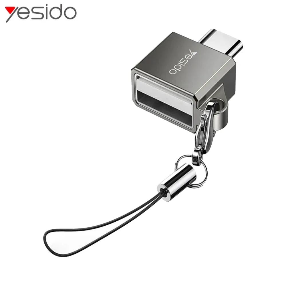 Adaptateur OTG USB Femelle vers USB-C Mâle Yesido GS08