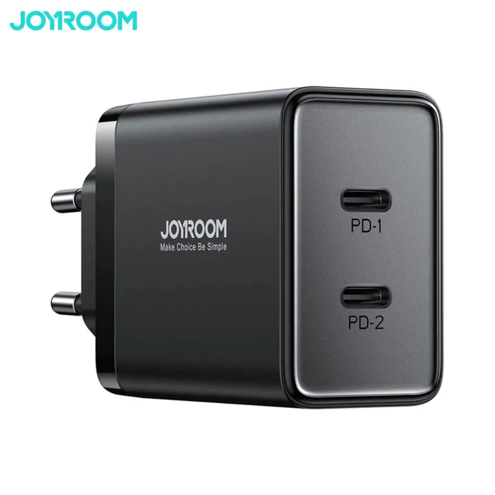 Chargeur Secteur Multi JOYROOM Double Type-C PD 40W Noir