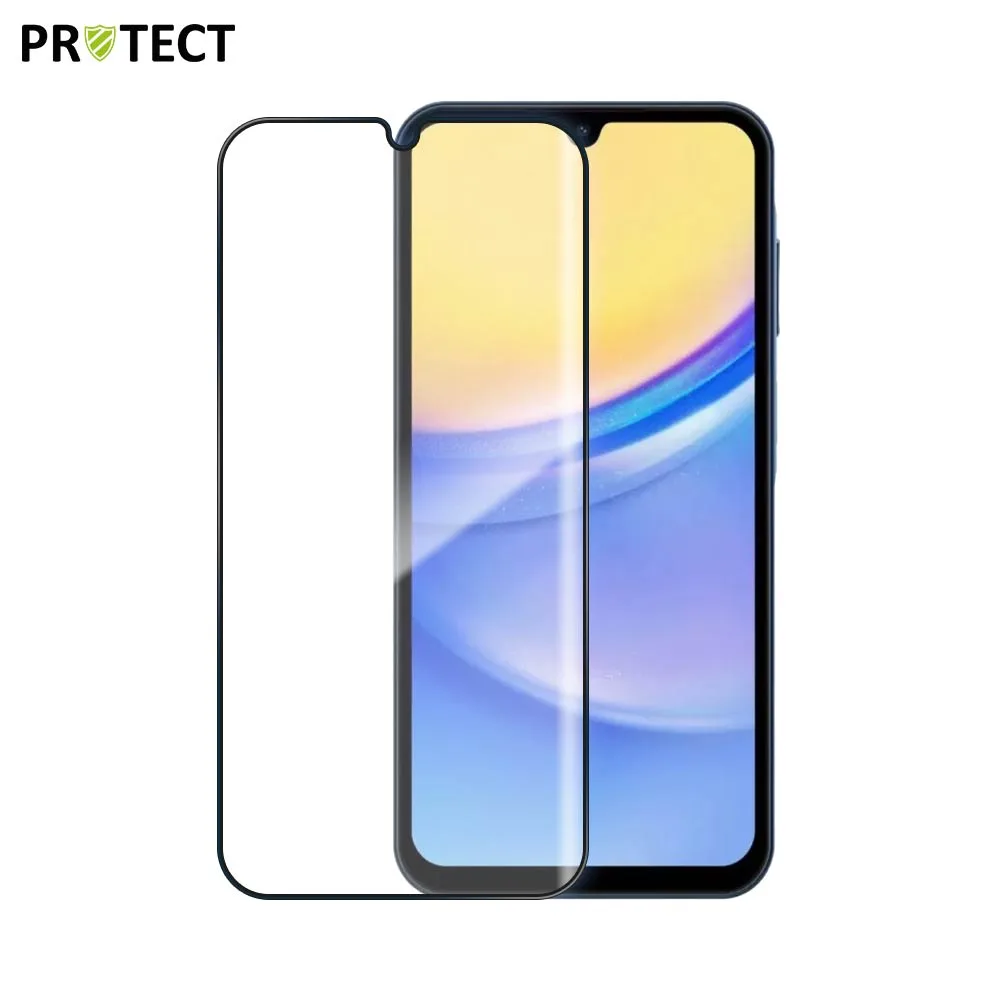 Pack Verre Trempé Intégral PROTECT pour Samsung Galaxy A15 5G A156B & A15 4G A155 x10 Noir