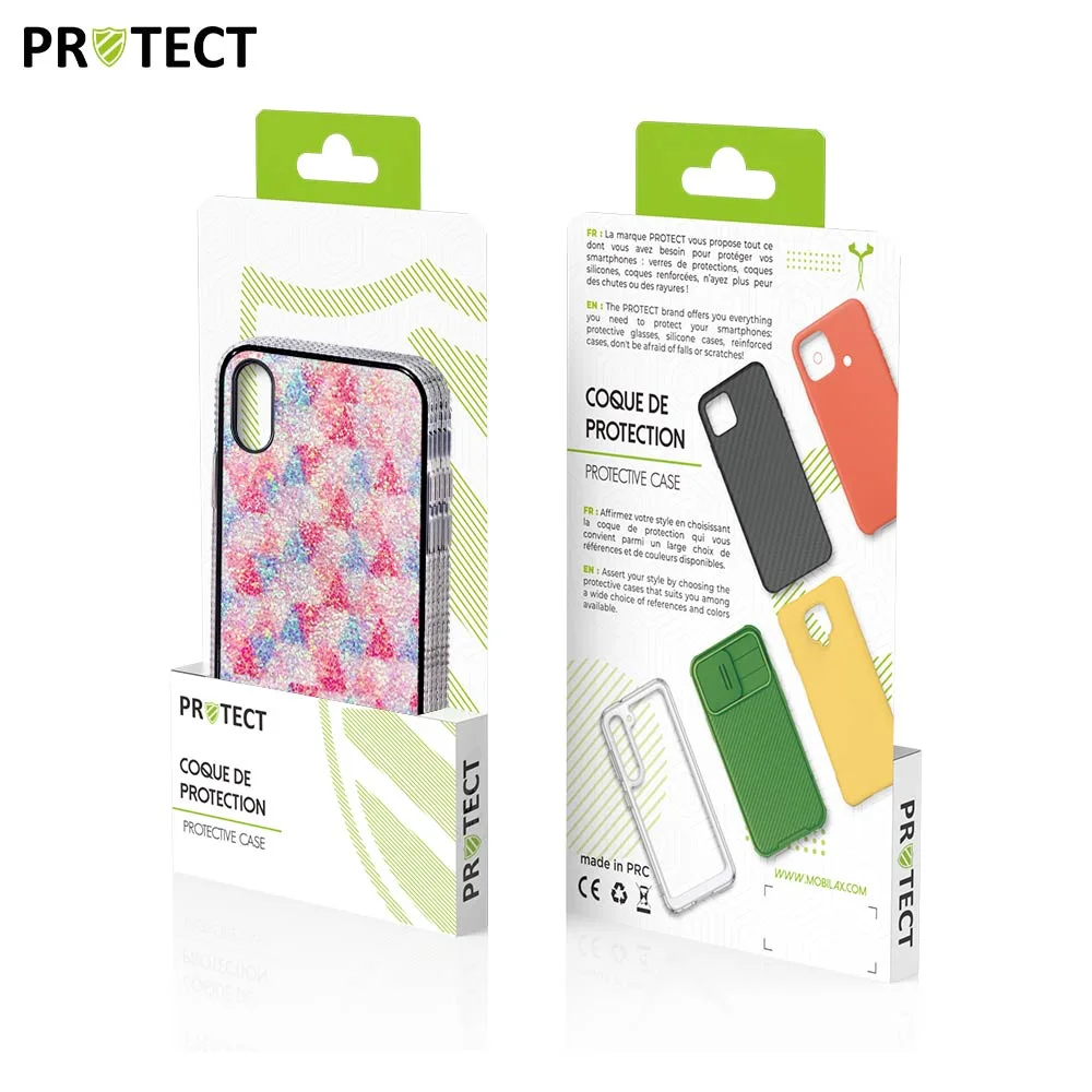 Coque de Protection ID045 PROTECT pour Apple iPhone XS Max Rose — vue 2
