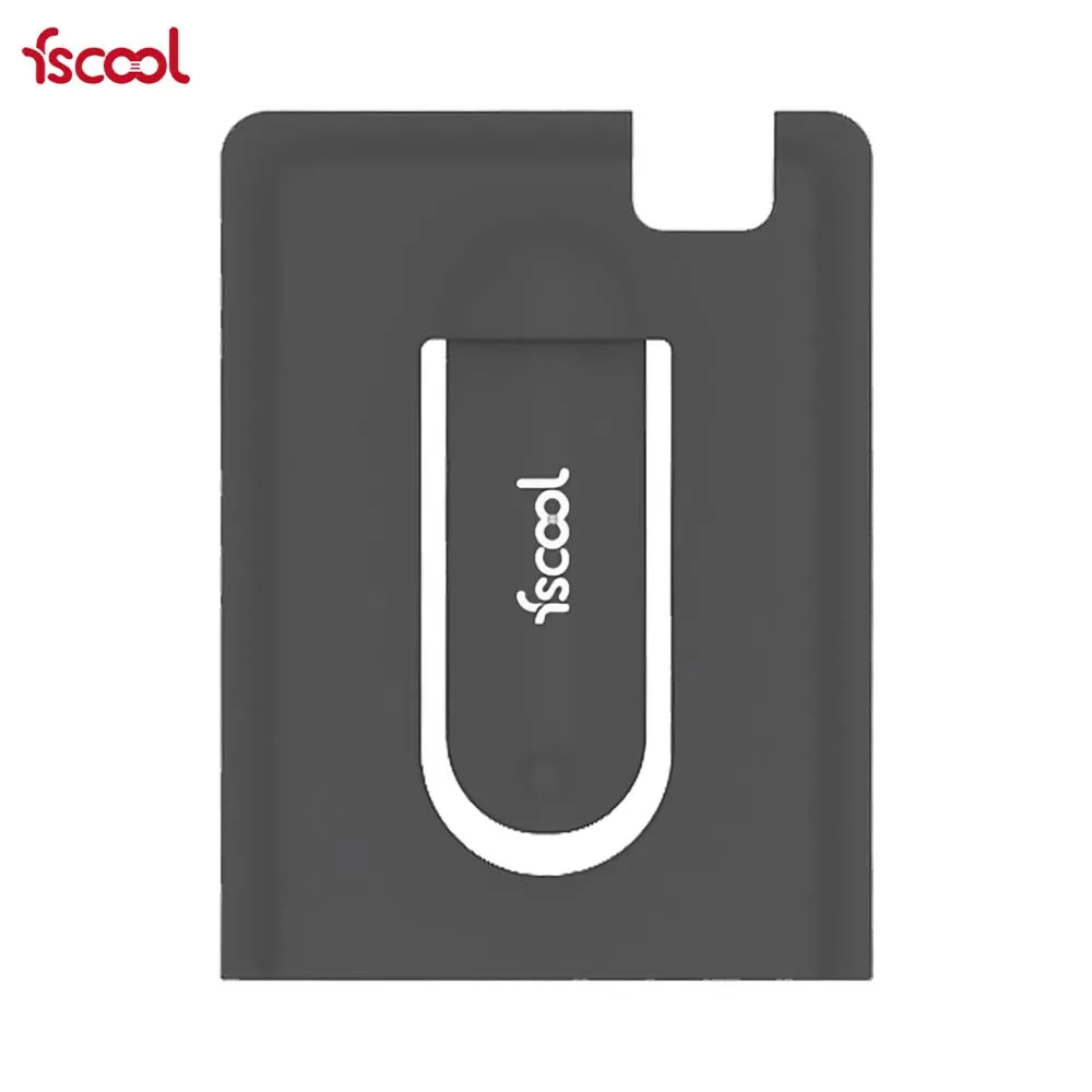 Porte-Cartes Silicone fscool M3 (Adhésif) Noir