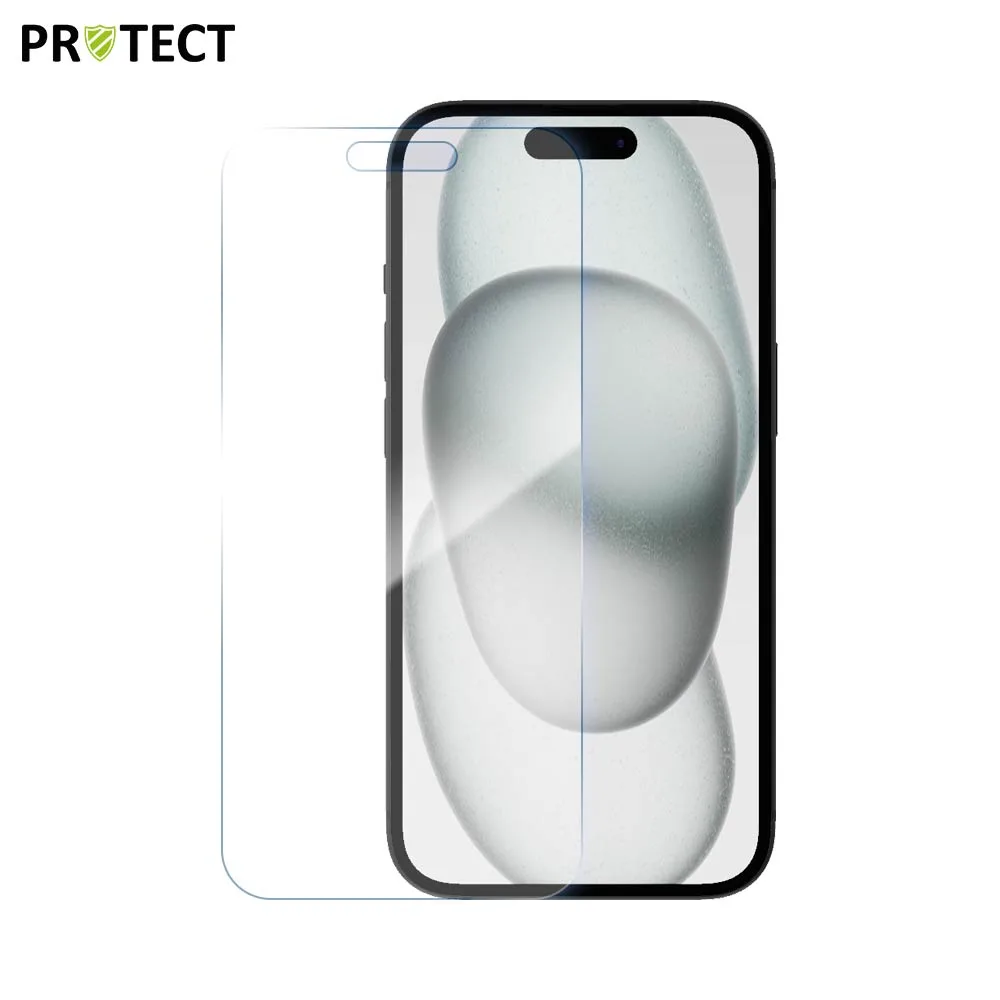 Pack Verre Trempé Classique PROTECT pour Apple iPhone 15 Plus x10 Transparent