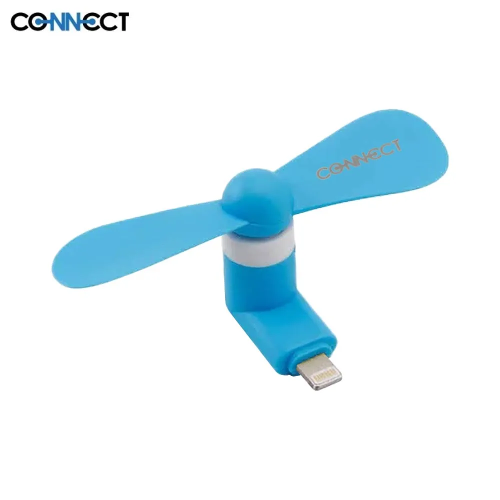 Ventilateur pour Smartphone CONNECT Lightning Bleu