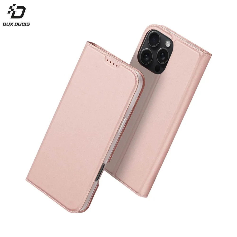 Housse de Protection Skin Pro Dux Ducis pour Apple iPhone 16 Pro Rose