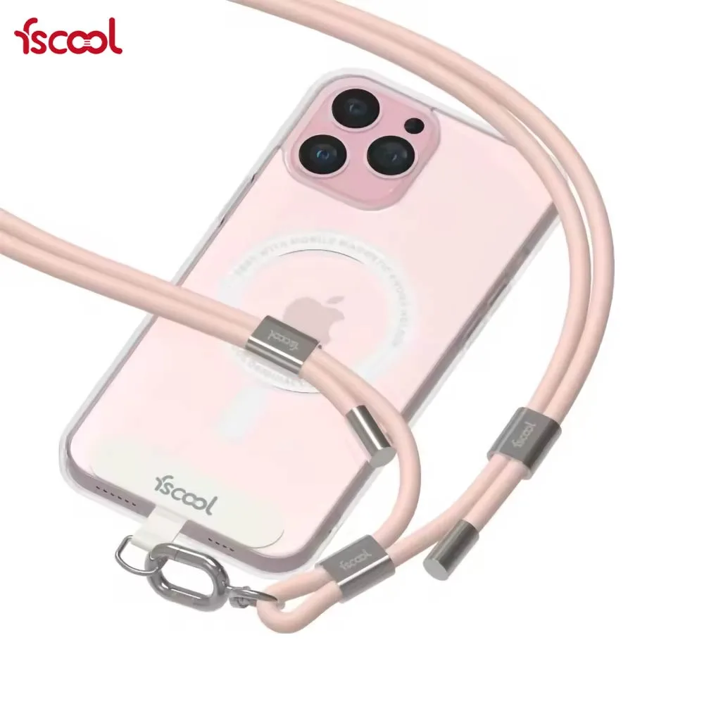 Tour de Cou Universel pour Smartphone fscool PL2 (1.5m) Rose