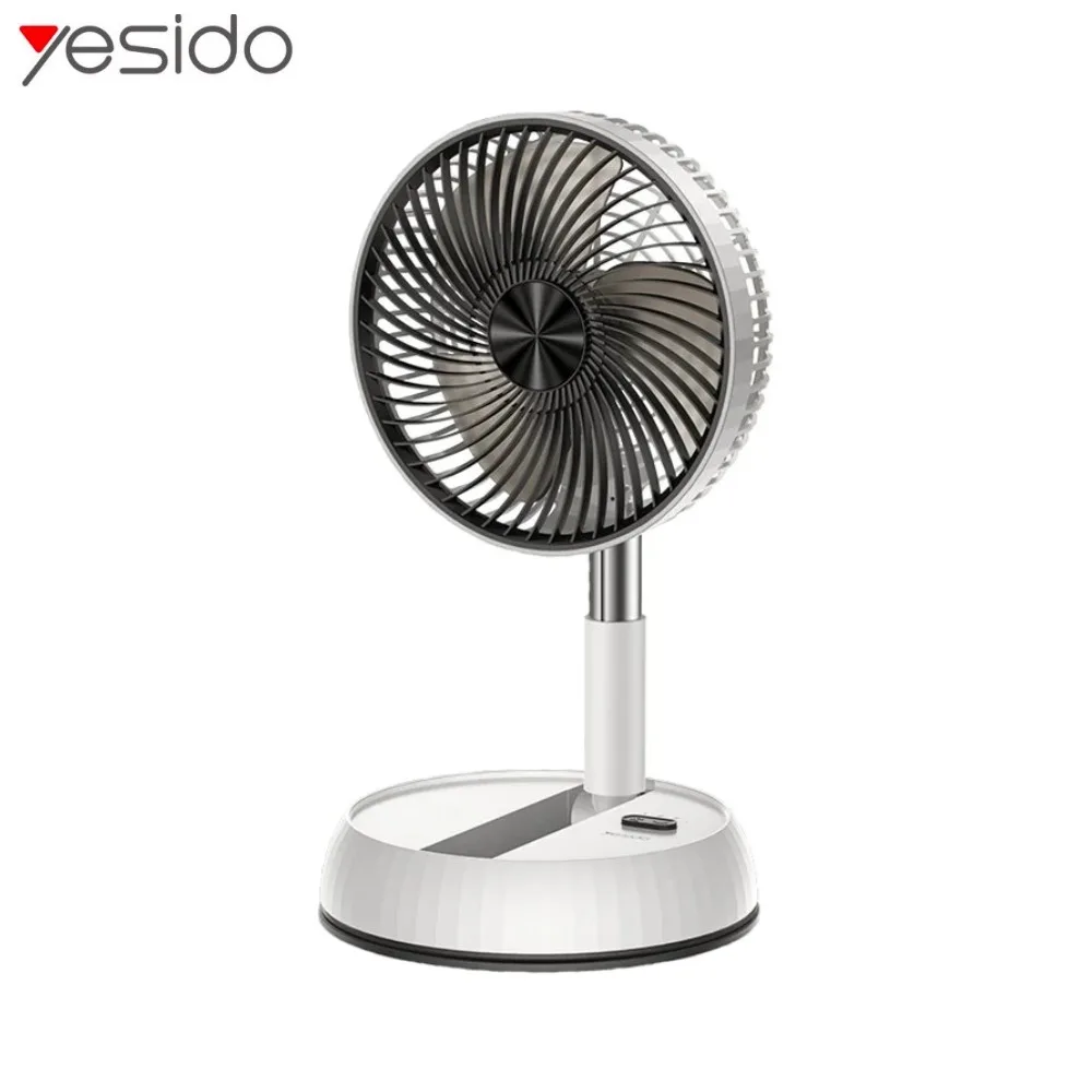 Ventilateur sur Pied Yesido YF11 Pliable et Ajustable (avec Télécommande) Blanc