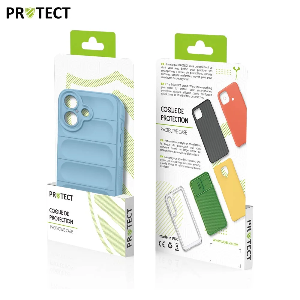 Coque de Protection IX008 PROTECT pour Apple iPhone 16 Plus Bleu Clair — vue 2