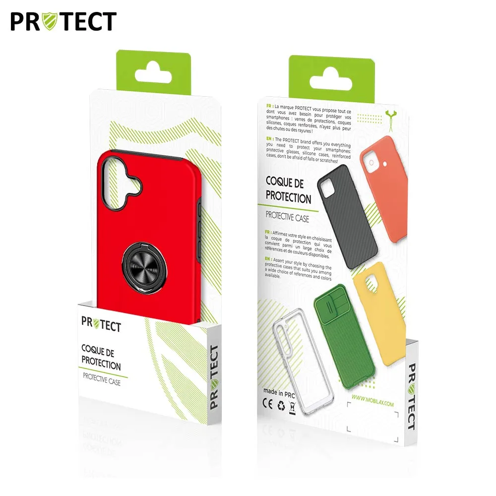 Coque de Protection IE013 PROTECT pour Apple iPhone 16 Plus Rouge — vue 2