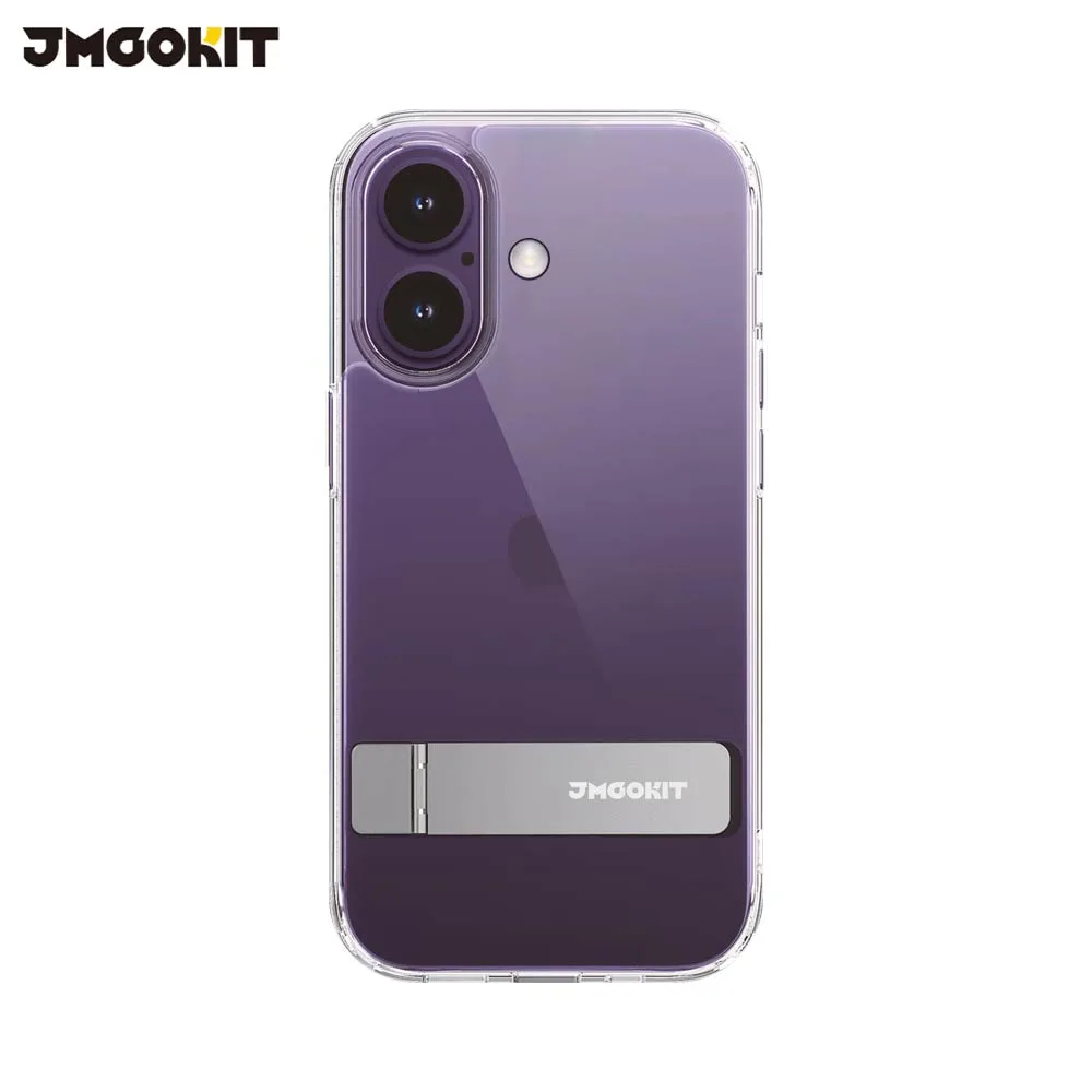 Coque Metal Bracket JMGOKIT Apple iPhone 16 Plus Transparent