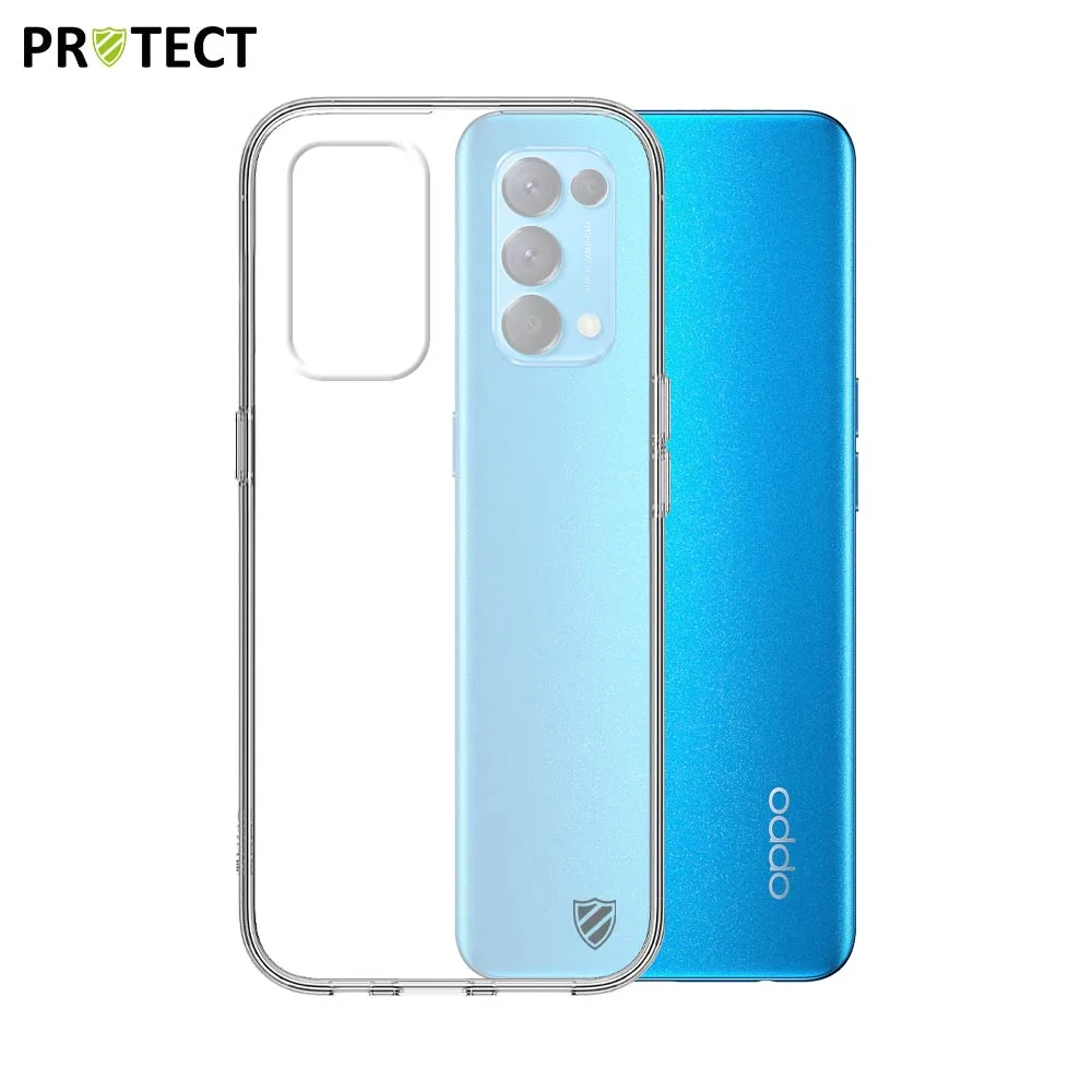 Coque Silicone PROTECT pour OPPO Find X3 Lite Transparent