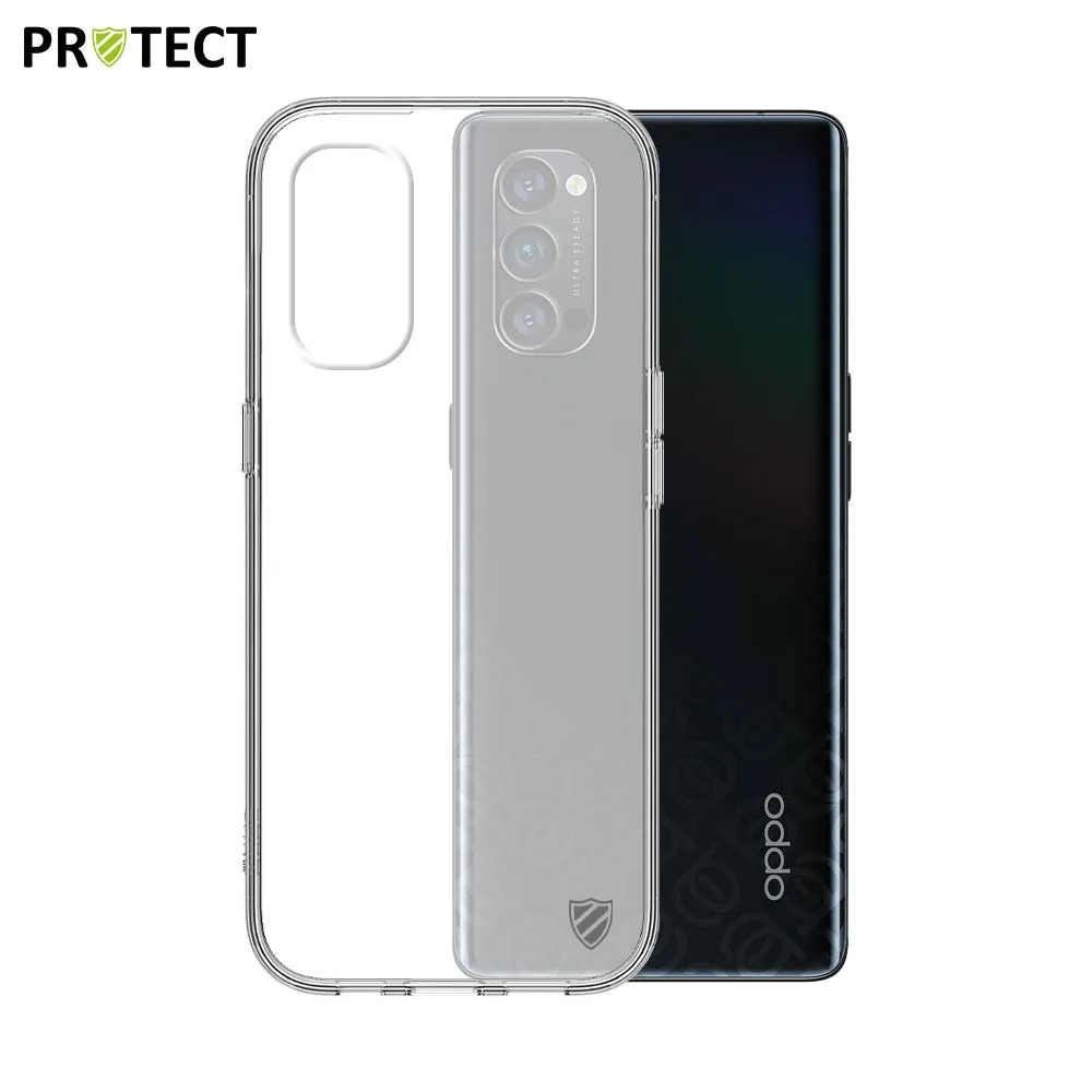 Coque Silicone PROTECT pour OPPO Reno 4 Pro 5G Transparent