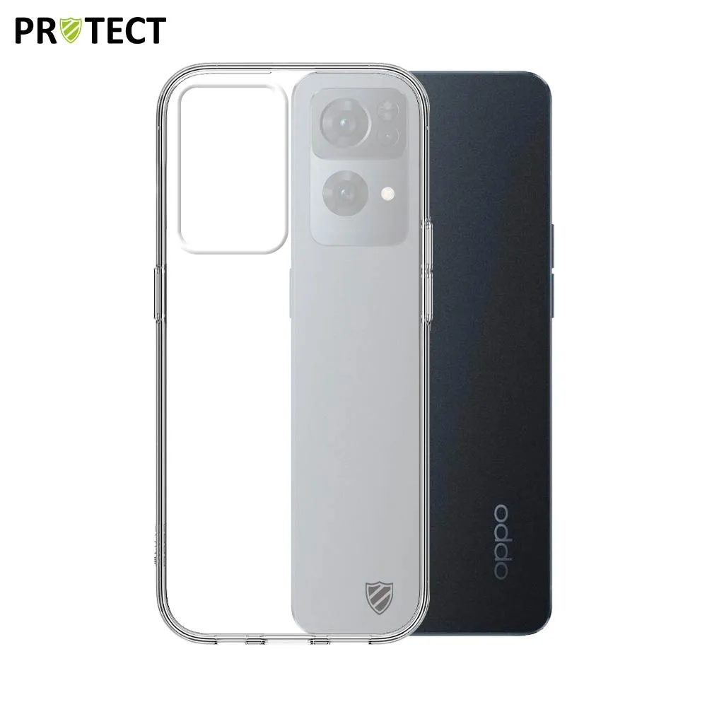 Coque Silicone PROTECT pour OPPO Reno 7 Pro 5G Transparent