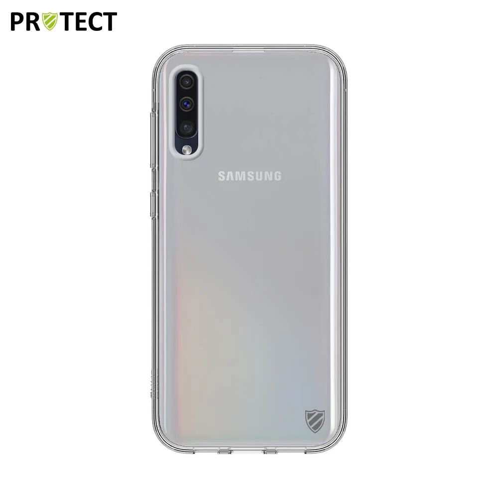 Coque Silicone PROTECT pour Samsung Galaxy A50 A505 Transparent