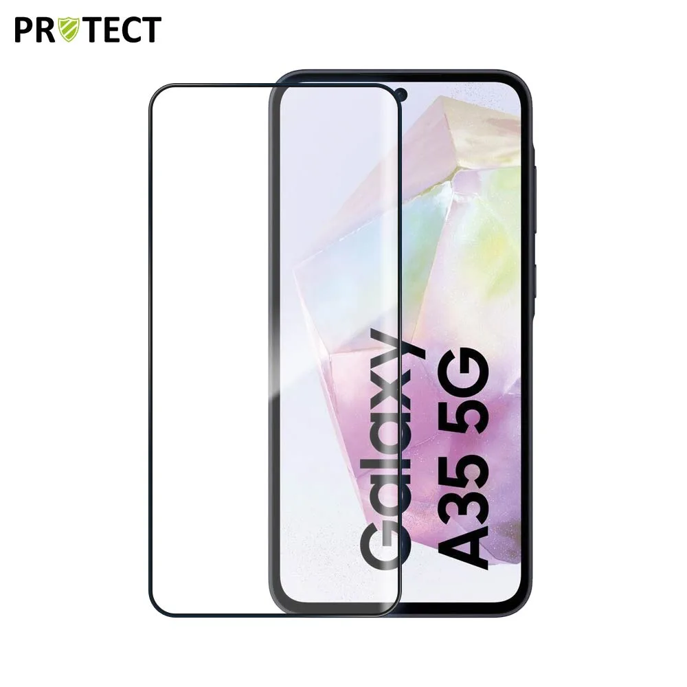 Pack Verre Trempé Intégral PROTECT Samsung Galaxy A35 5G x10 Noir