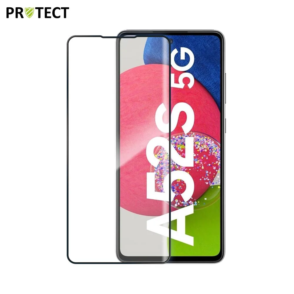 Verre Trempé Intégral PROTECT Samsung Galaxy A52 5G, A52 4G & A52s 5G Noir