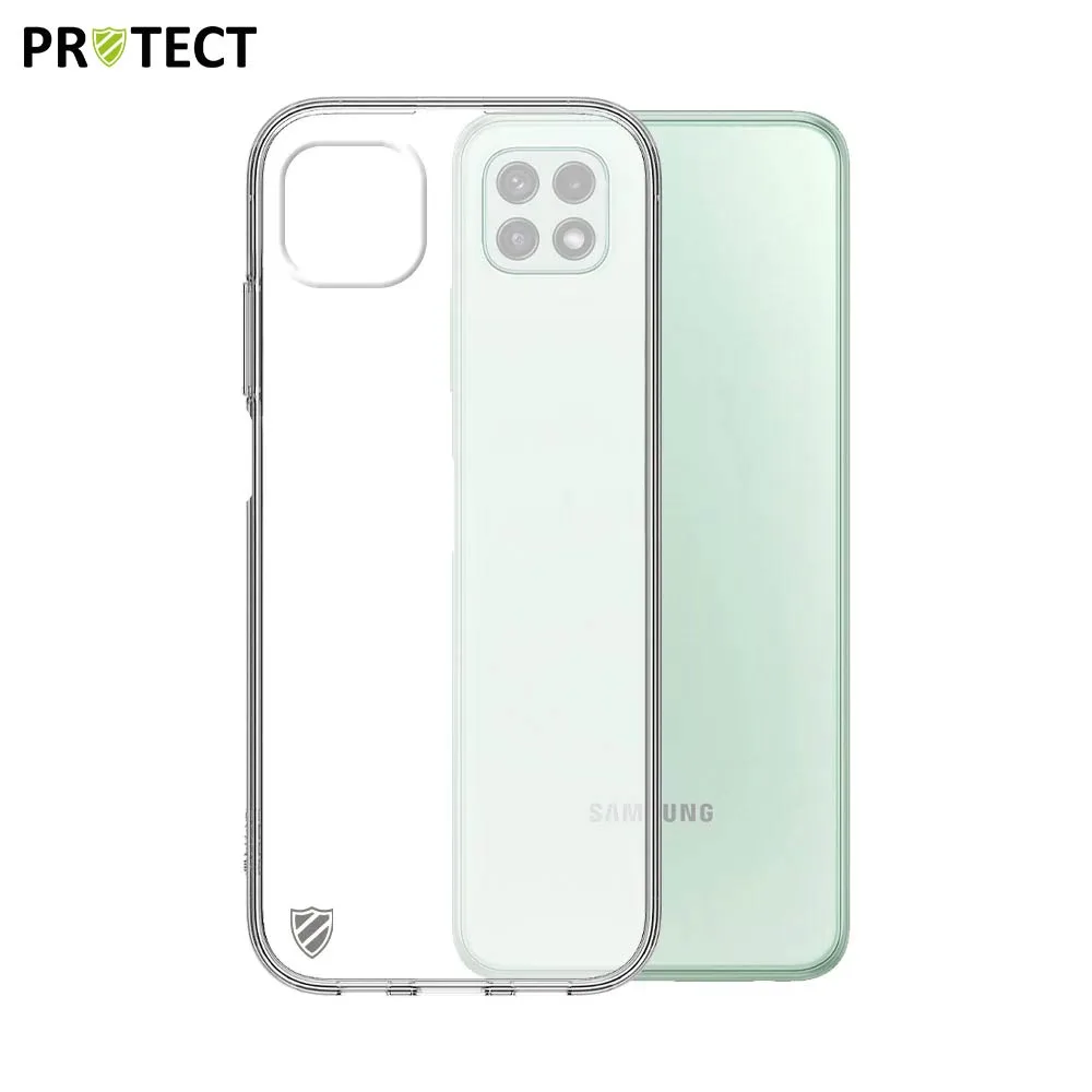 Coque Silicone PROTECT pour Samsung Galaxy A22 5G A226B Transparent