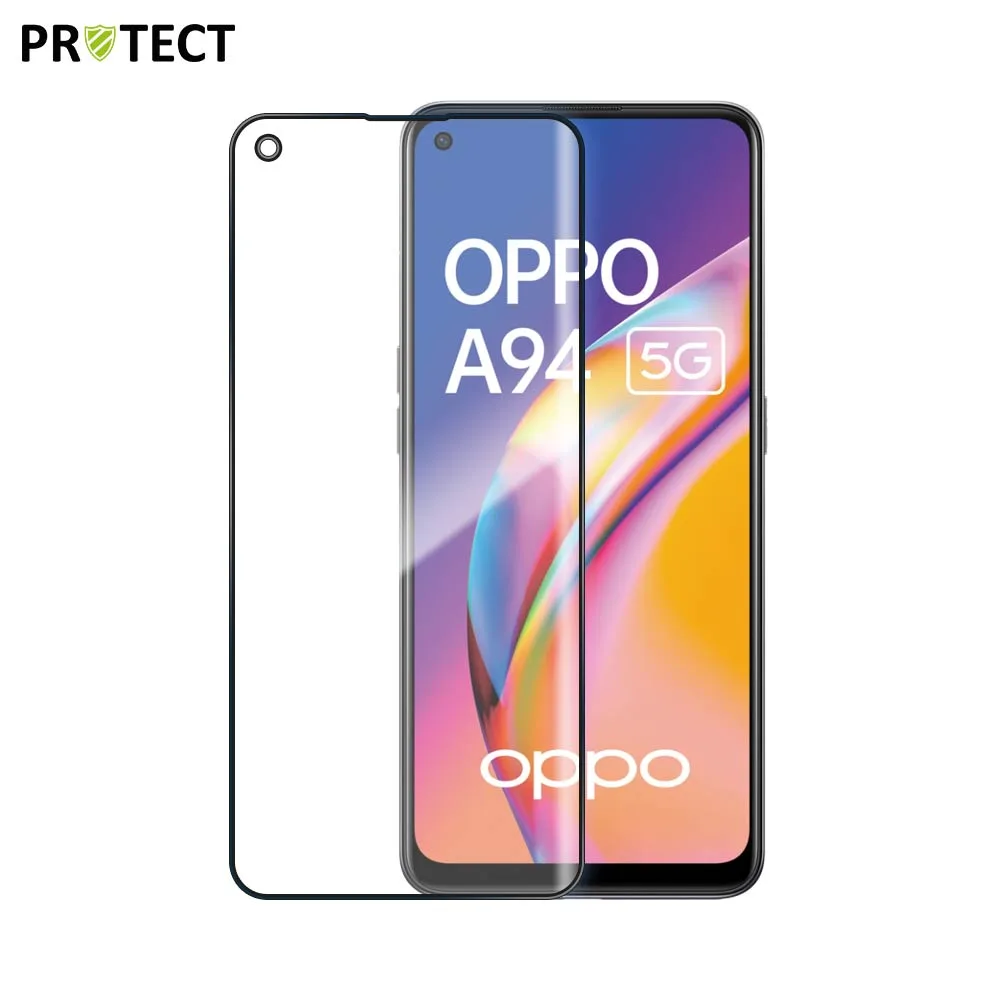 Verre Trempé Intégral PROTECT pour OPPO A94 5G Noir