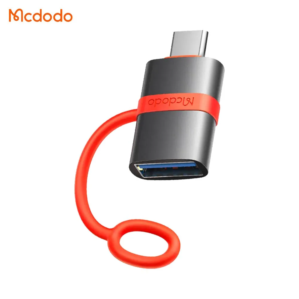 Adaptateur OTG USB Femelle vers USB-C Mâle Mcdodo Noir
