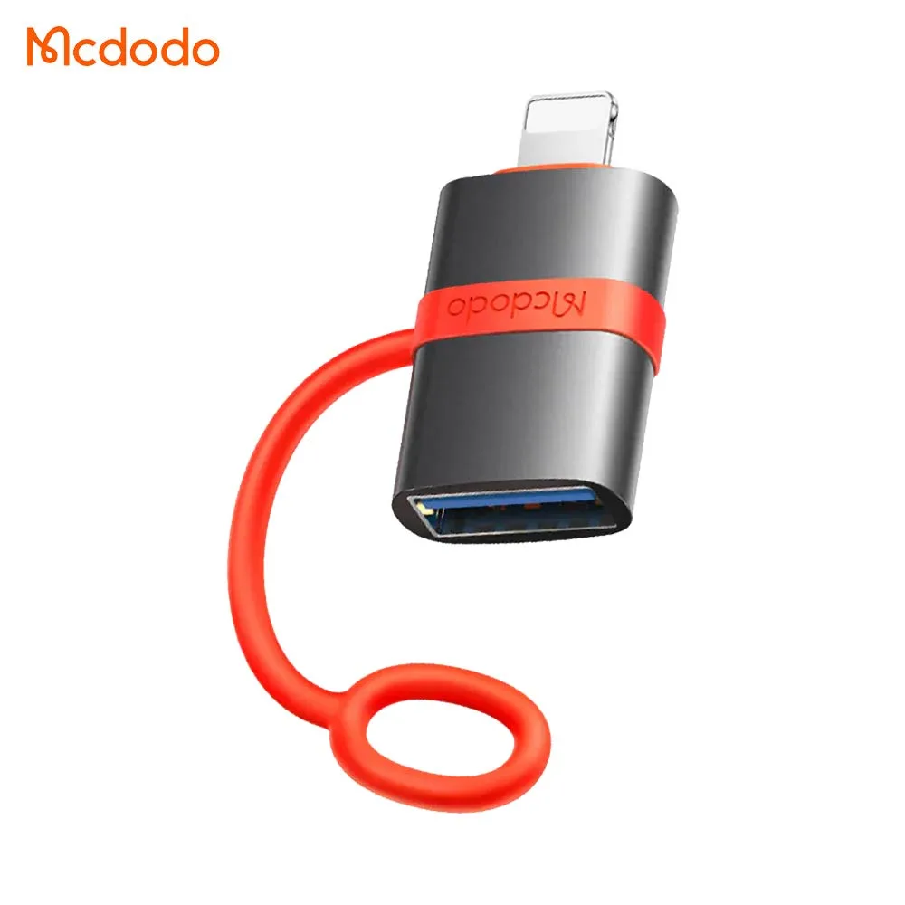 Adaptateur OTG USB Femelle vers Lightning Mâle Mcdodo Noir