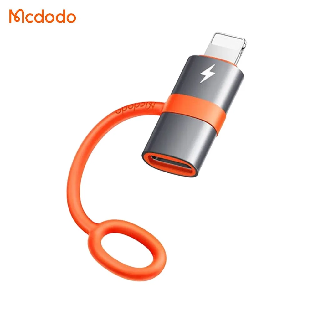 Adaptateur OTG USB-C Femelle vers Lightning Mâle Mcdodo Noir