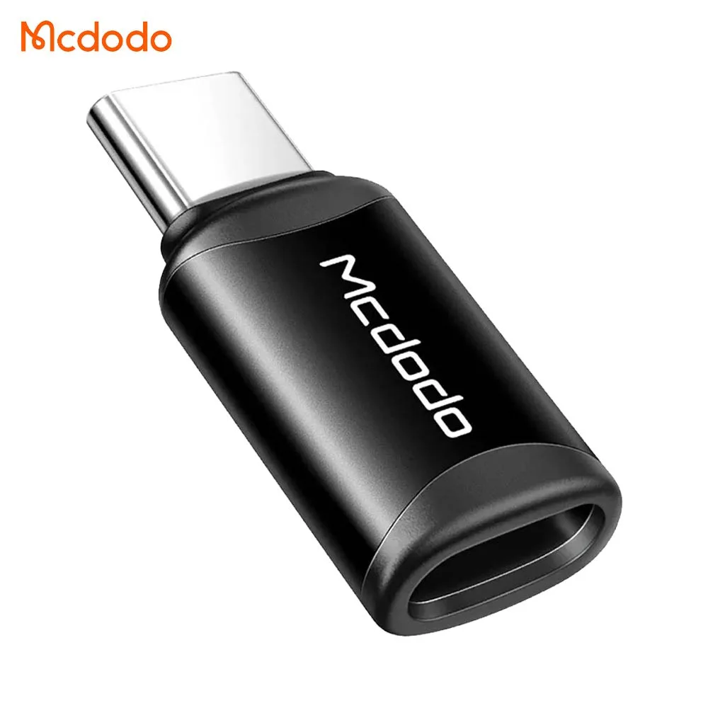 Adaptateur OTG Mcdodo Lightning Femelle vers Type-C Noir — vue 3