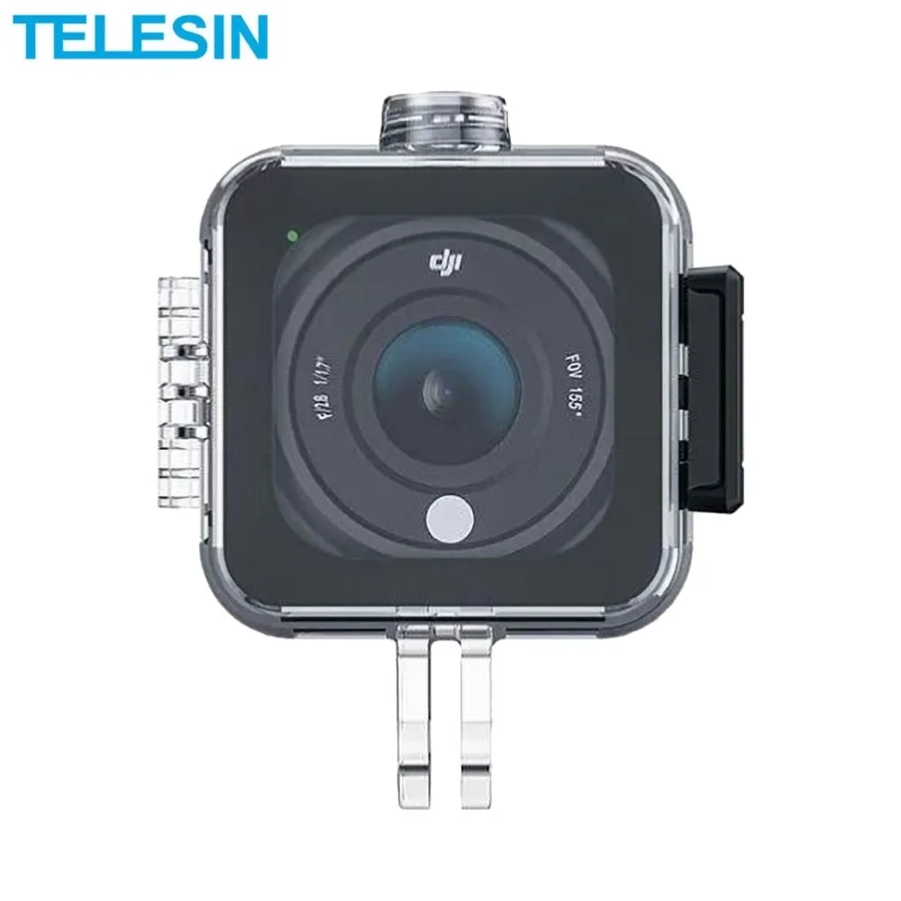 Coque Waterproof TELESIN pour DJI Action 2 (jusqu'à 45m) Transparent — vue 2