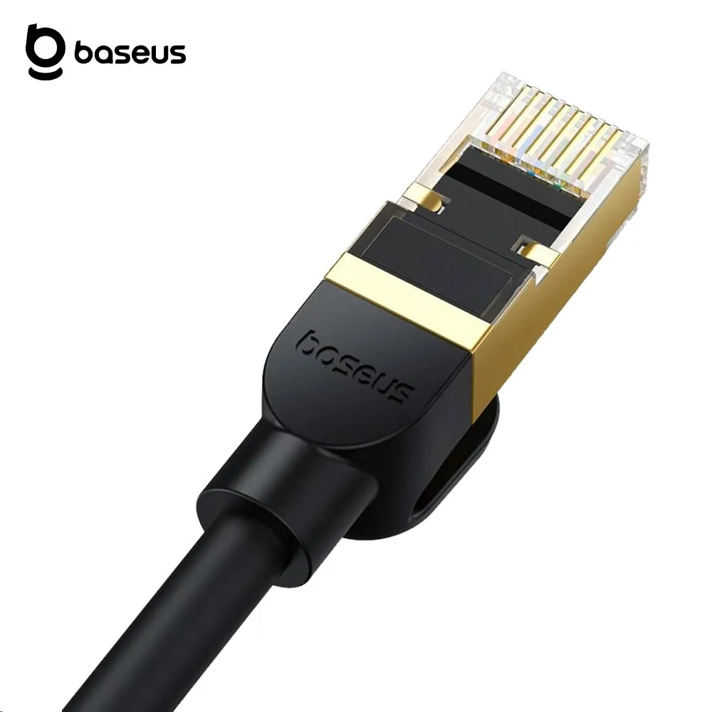 Câble Ethernet RJ45 Baseus Cat 8 40Gbps 5m Noir