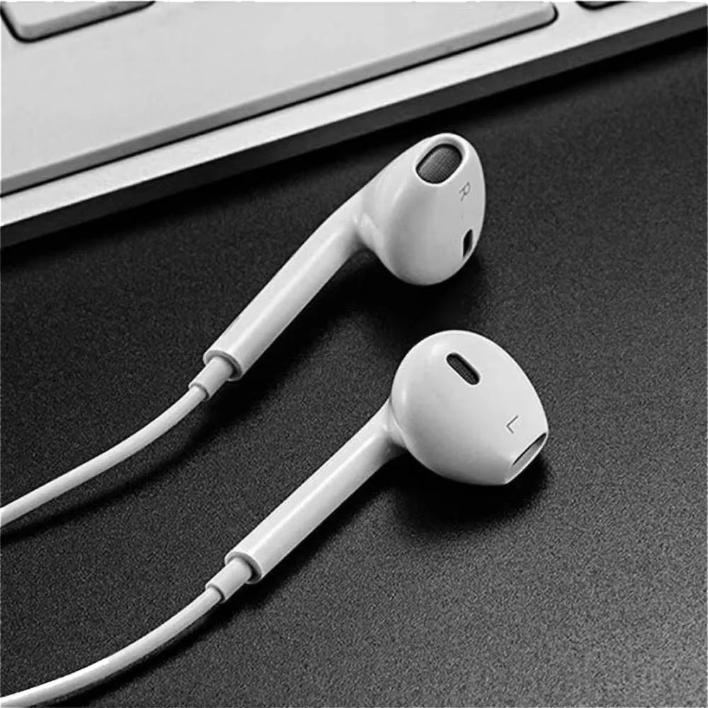 Écouteurs Filaires Lightning Yesido YH20 (sans Bluetooth) Blanc — vue 2