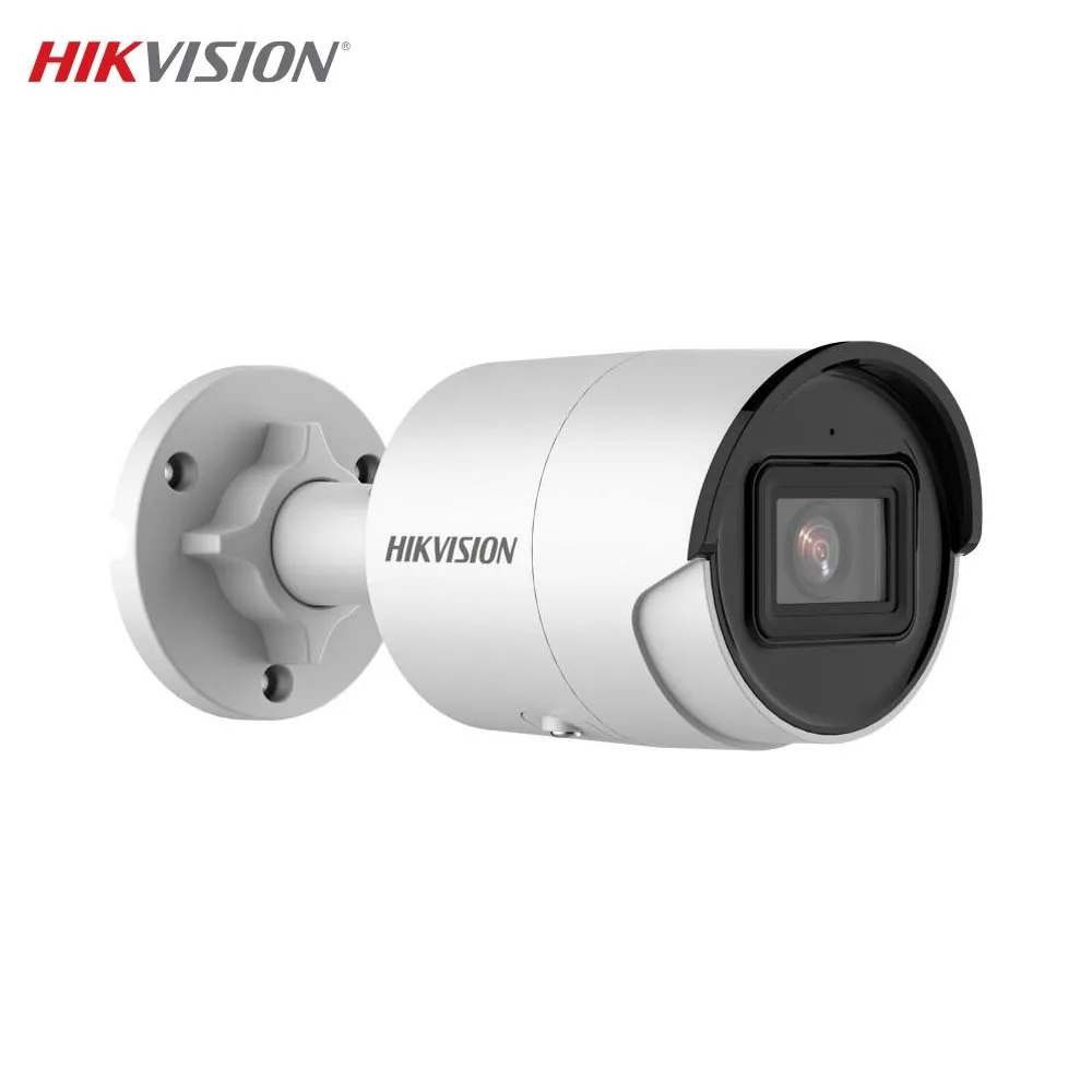 Caméra de Surveillance avec IA Hikvision (4mm) Mini Bullet 4MP IR & AcuSense Blanc