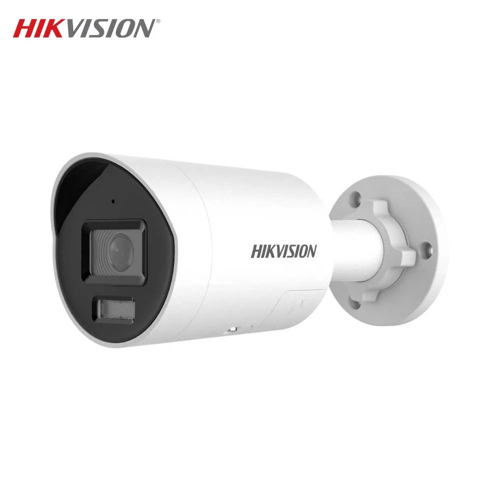 Caméra de Surveillance avec IA Hikvision /SL (4mm) Mini Bullet 8MP Smart Hybrid Light, ColorVu & AcuSense Blanc