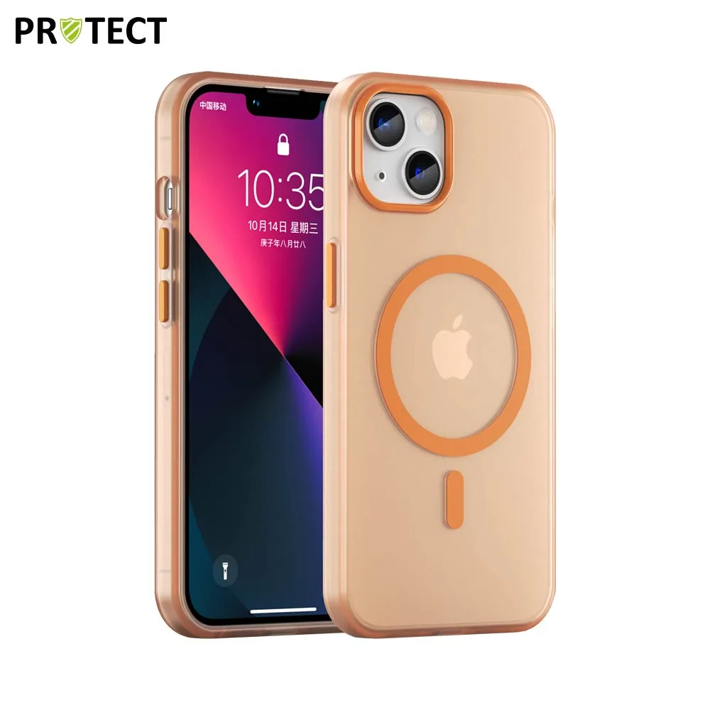 Coque de Protection MagSafe PROTECT pour Apple iPhone 13 Orange