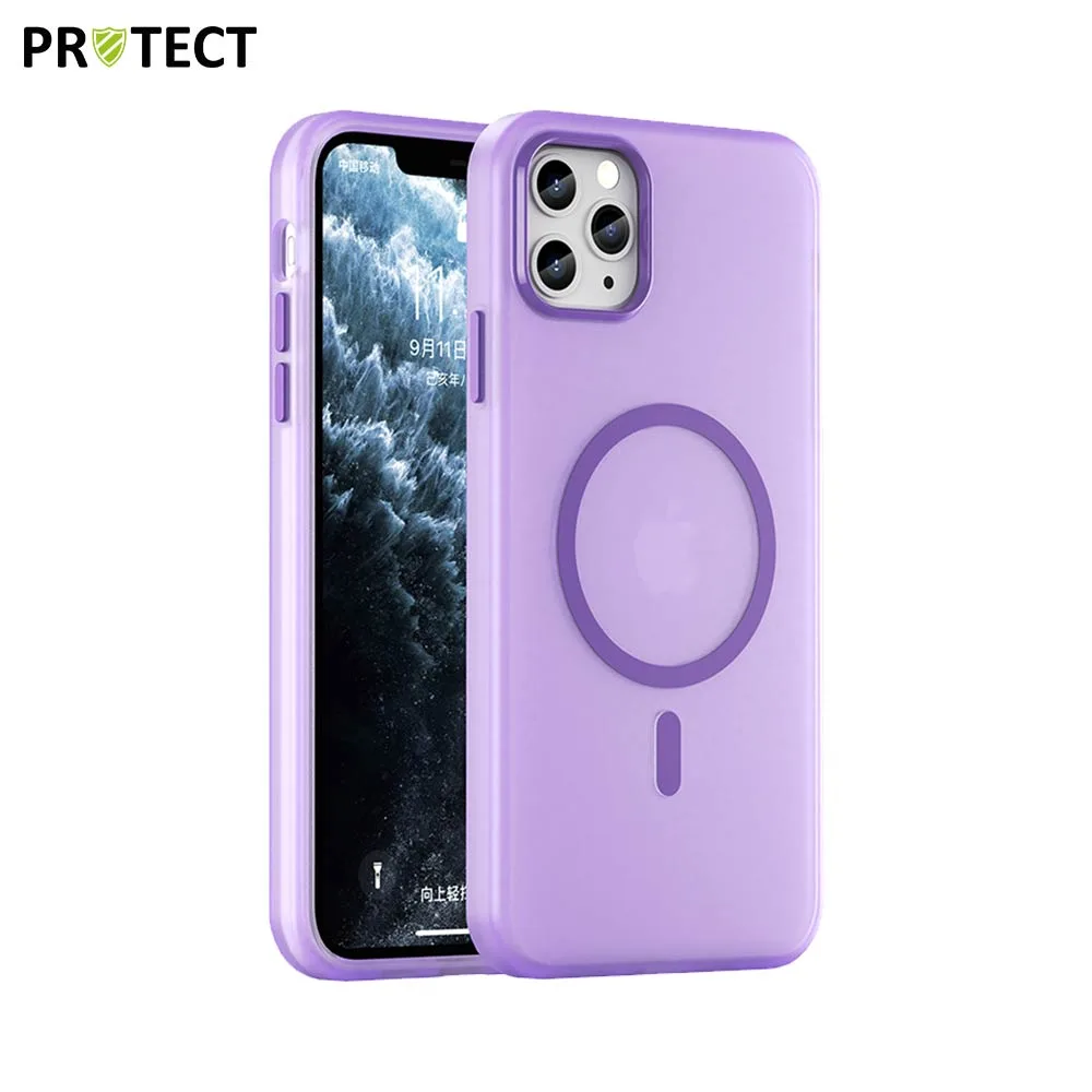 Coque de Protection MagSafe PROTECT pour Apple iPhone 11 Pro Violet Foncé