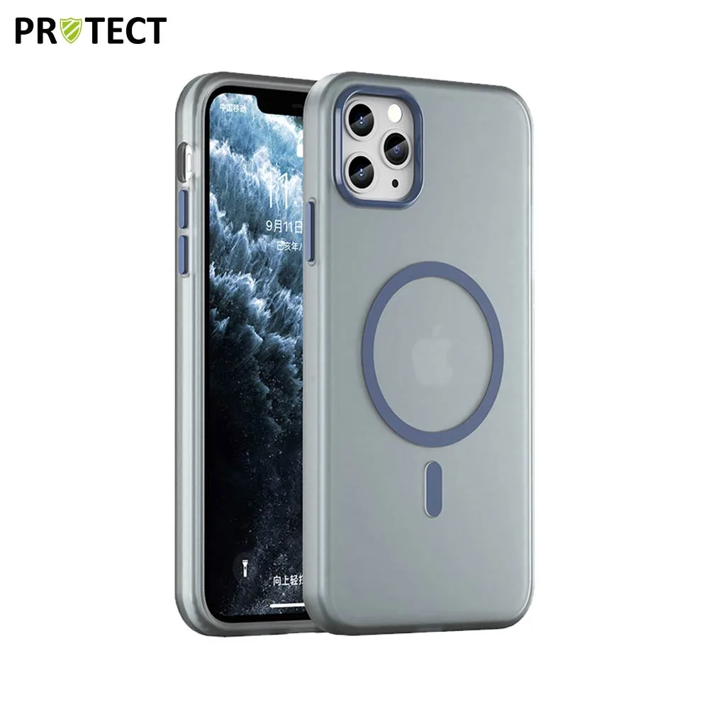 Coque de Protection MagSafe PROTECT pour Apple iPhone 11 Pro Max Bleu Marine