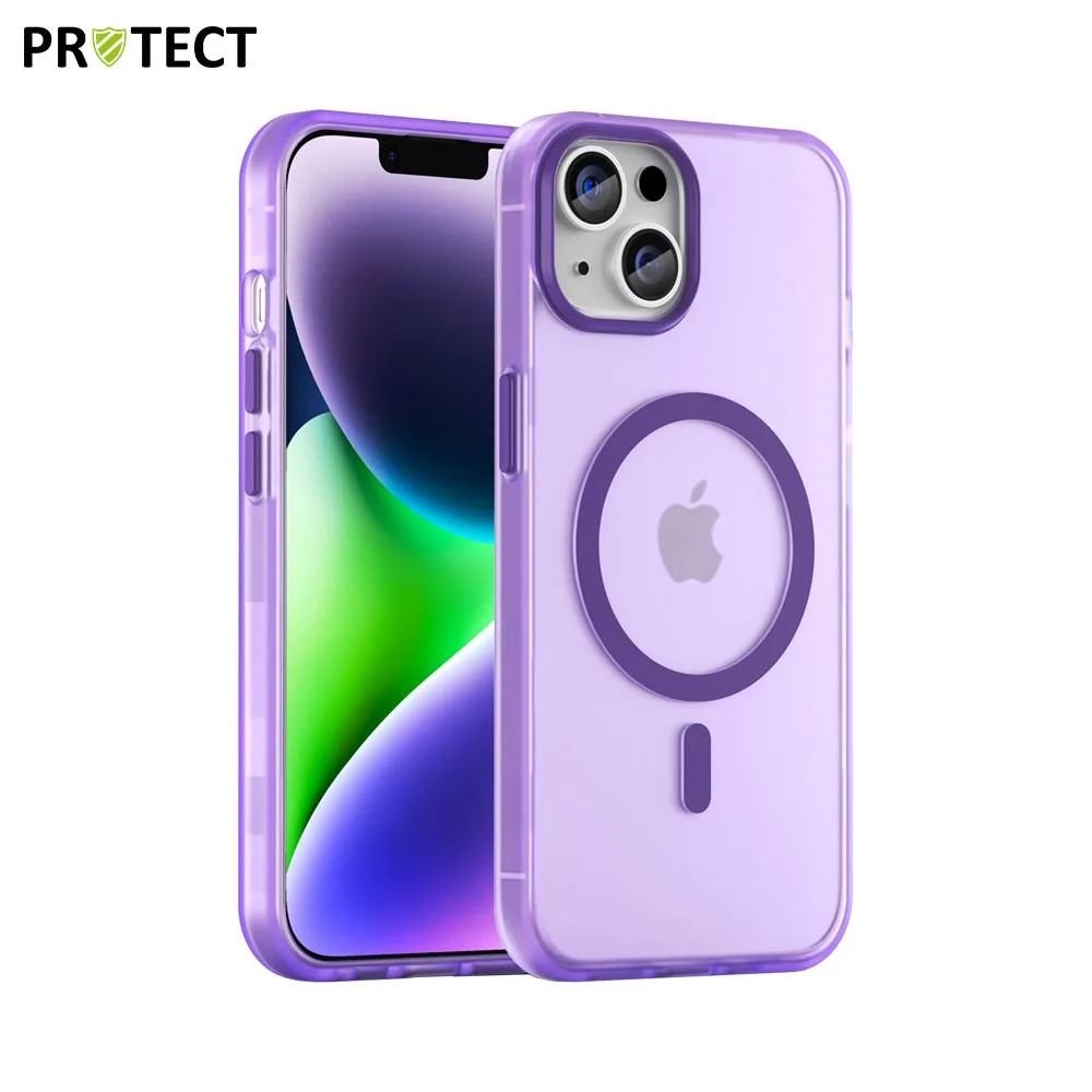 Coque de Protection MagSafe PROTECT pour Apple iPhone 14 Violet Foncé