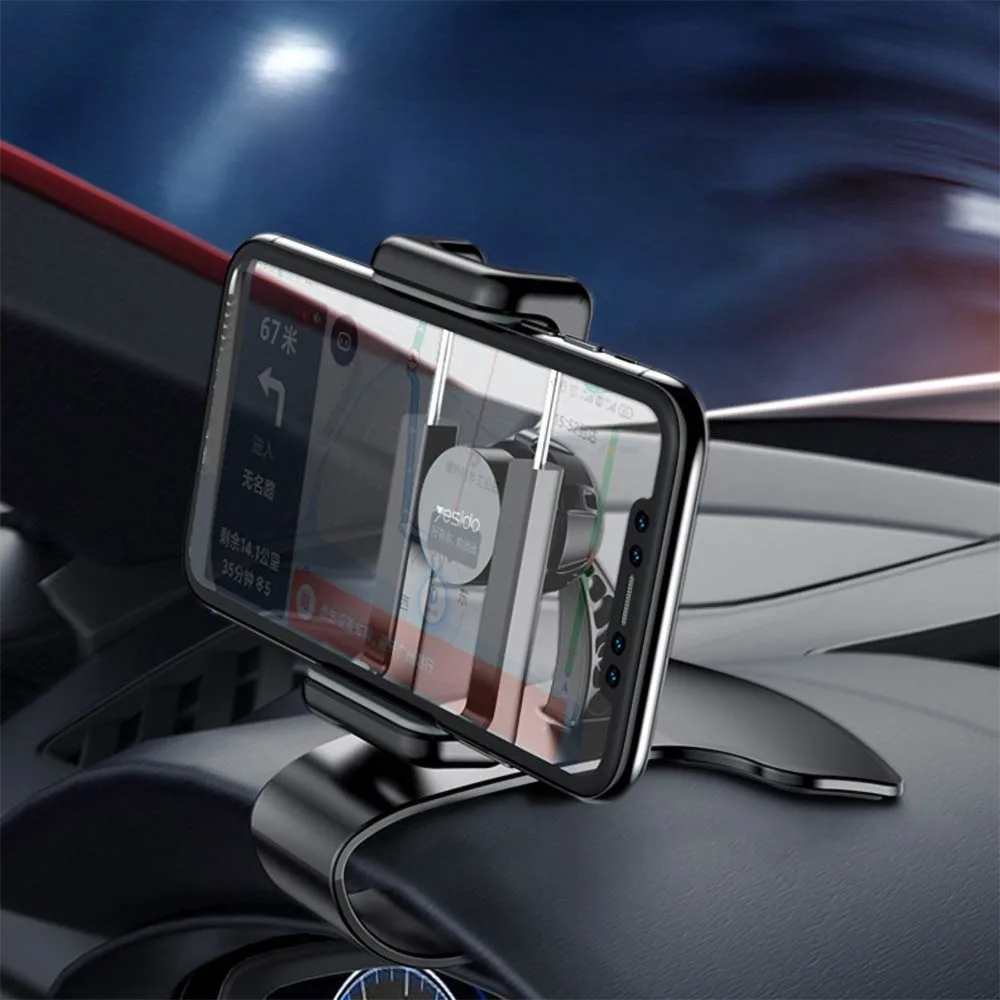 Support Smartphone pour Voiture Yesido C103 (Tableau de Bord) — vue 2