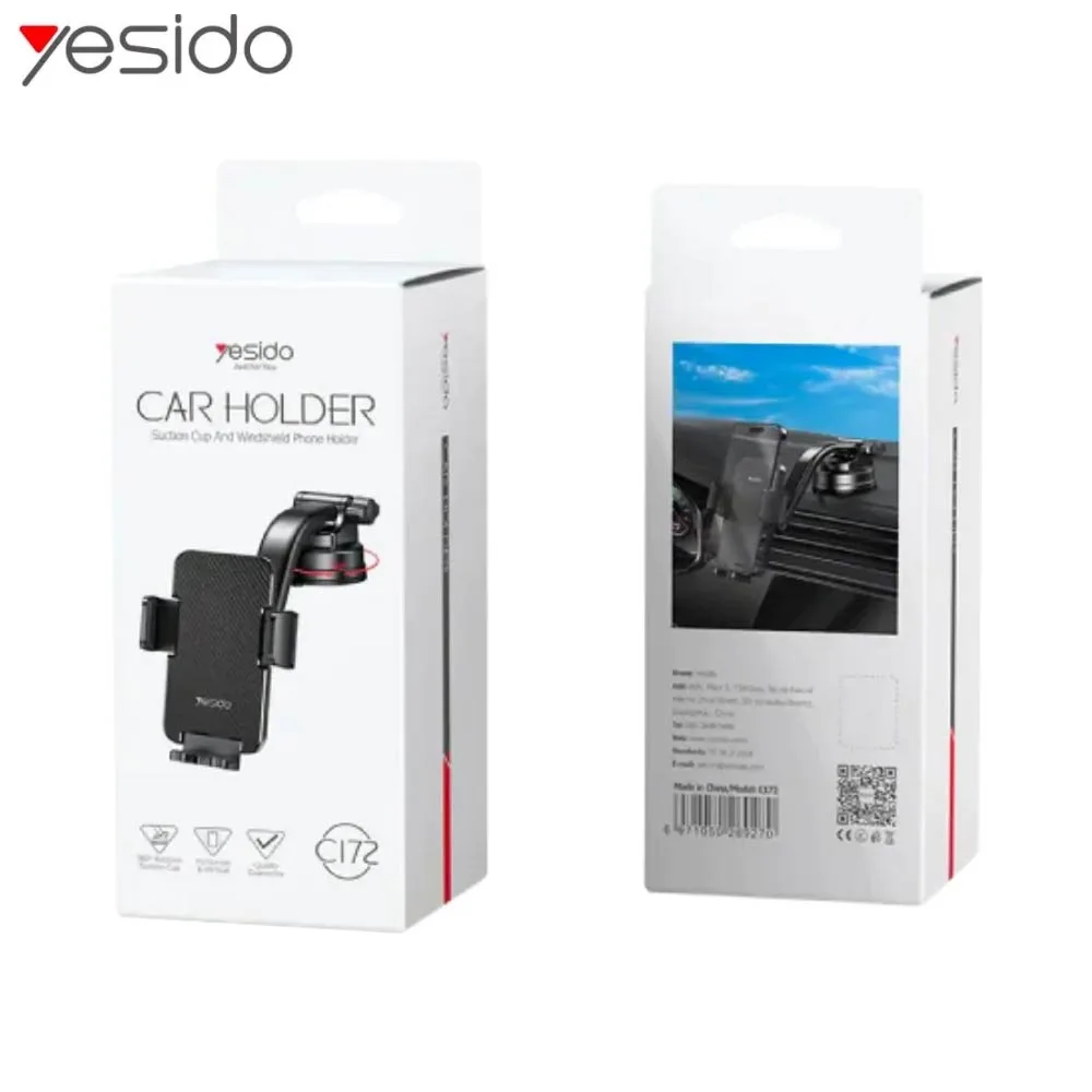 Support Smartphone pour Voiture Yesido C172 Noir — vue 3