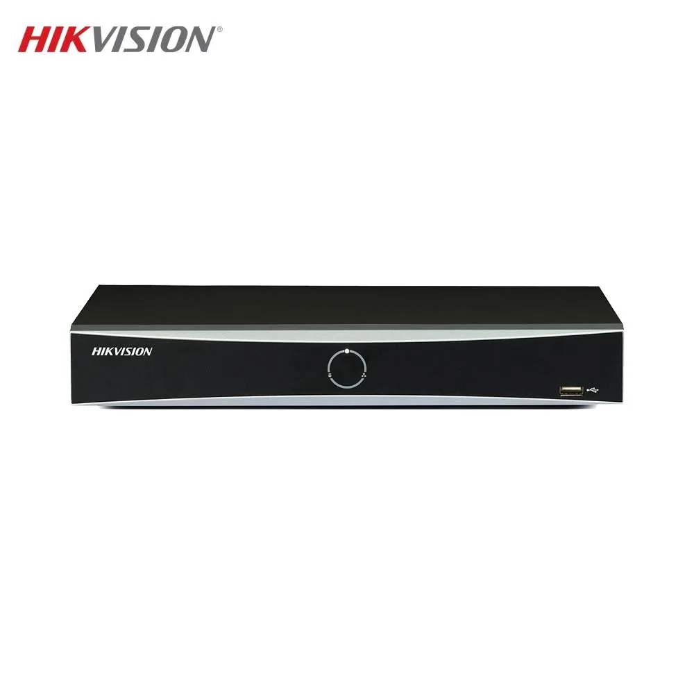 Enregistreur NVR avec IA Hikvision /8P AcuSense (8 Channels PoE, 2 Ports HDD) Noir