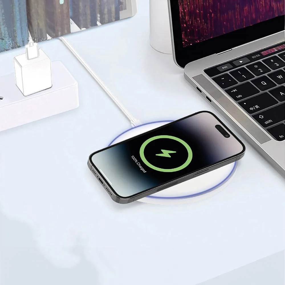Chargeur à Induction CONNECT 20W Blanc — vue 2