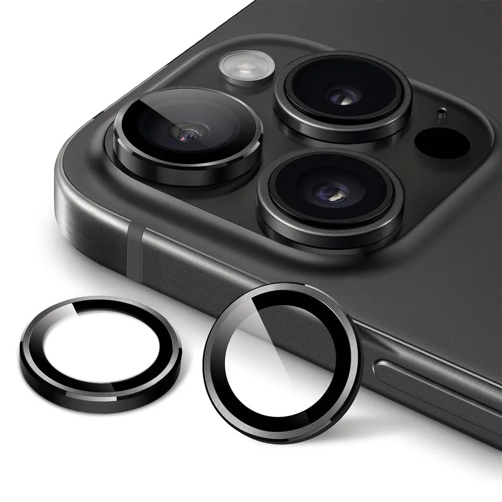 Protection Lentille Apple iPhone 16 Pro/iPhone 16 Pro Max Titane Noir