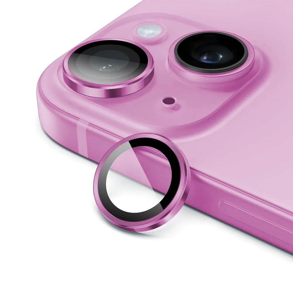 Protection Lentille Apple iPhone 16/iPhone 16 Plus Rose