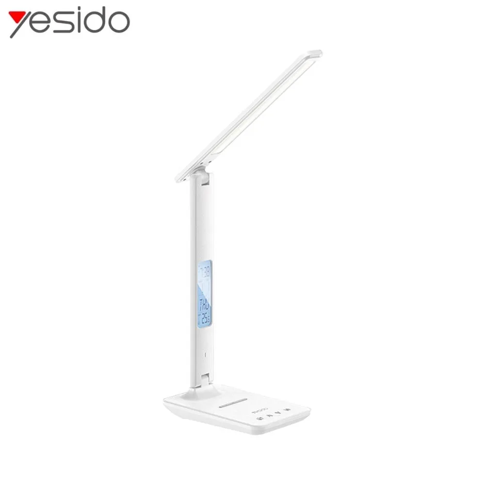 Lampe LED avec Charge Sans Fil pour Smartphone Yesido DS20 Blanc