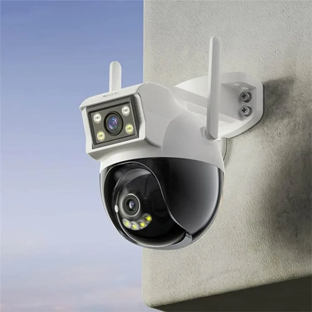 Caméra de Surveillance Yesido KM12 Dual Camera 2x 2MP Blanc — vue 2